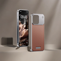 Case MetalLeather® Acabamento em Couro e Alumínio - Premium
