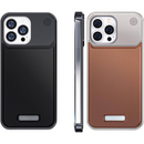 Case MetalLeather® Acabamento em Couro e Alumínio - Premium